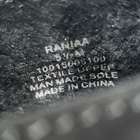 Style&co Raniaa Booties Black Block Heel Ankle Boots 5.5 M - Picture 8 of 12